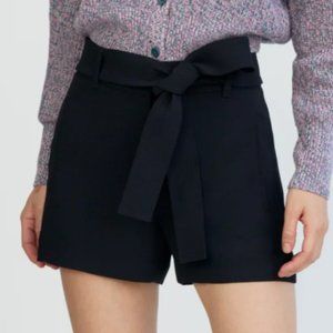 NWT Wilfred Tie Front Shorts - Black - 6